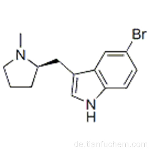 1H-Indol, 5-Brom-3 - [[(2R) -1-methyl-2-pyrrolidinyl] methyl] CAS 143322-57-0